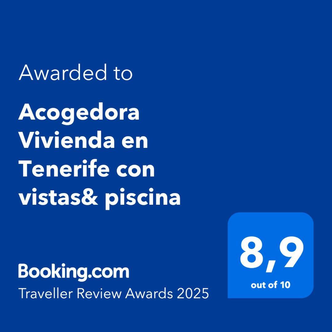 Acogedora Vivienda En Tenerife Con Vistas& Piscina Tacoronte Esterno foto